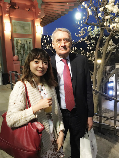 Met again with charming French super orthodontists - Didier Fillion 他就是治療英國凱特王妃的矯正醫師噢 （超帥氣又紳士！）