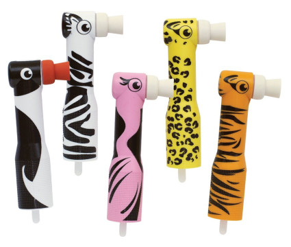 有企鵝、斑馬、紅鶴、花豹、老虎